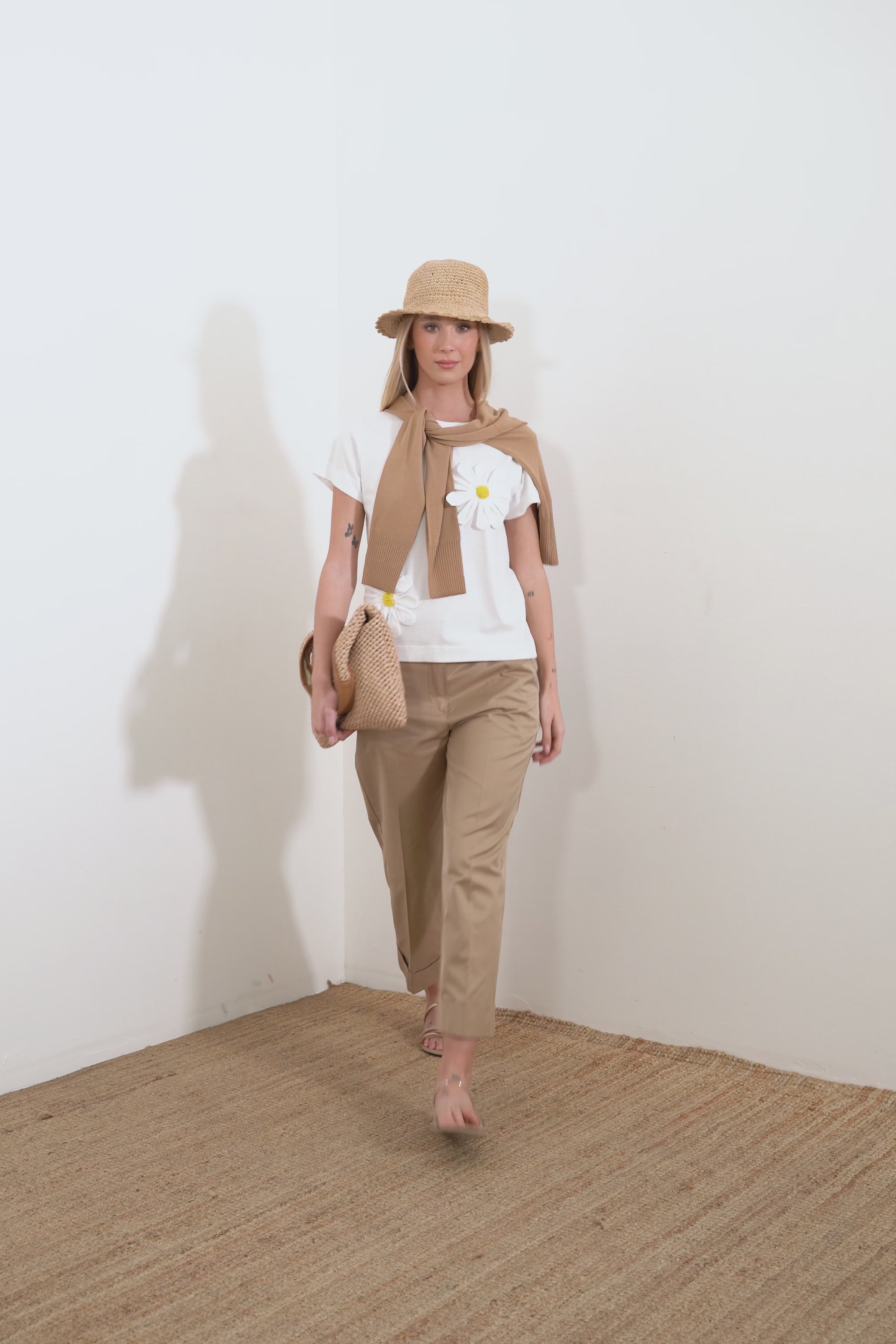 Pantalone in canvas di cotone - Compagnia Italiana
