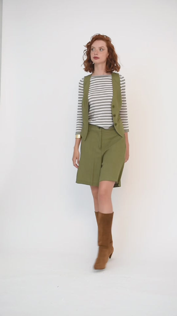 Maglia a righe manica tre quarti | Uncategorized da donna
