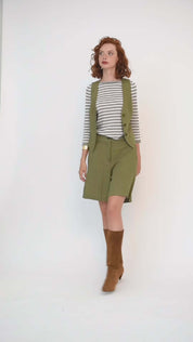 Maglia a righe manica tre quarti - Compagnia Italiana