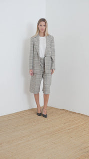 Blazer stampa galles