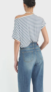 T-shirt righe mezza manica | Uncategorized da donna