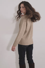 Maglia scollo a v filo lurex - Compagnia Italiana