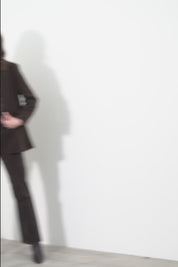 Camicia in rasato lurex