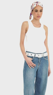 Canotta in cotone a costine | Uncategorized da donna