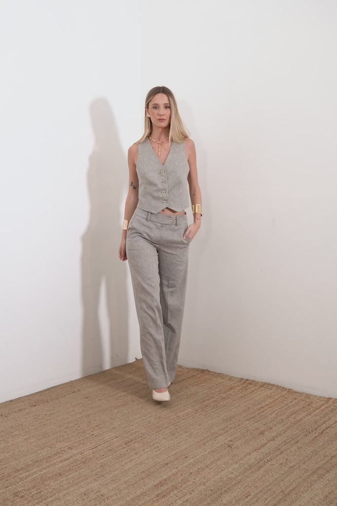 Gilet in lino cotone - Compagnia Italiana