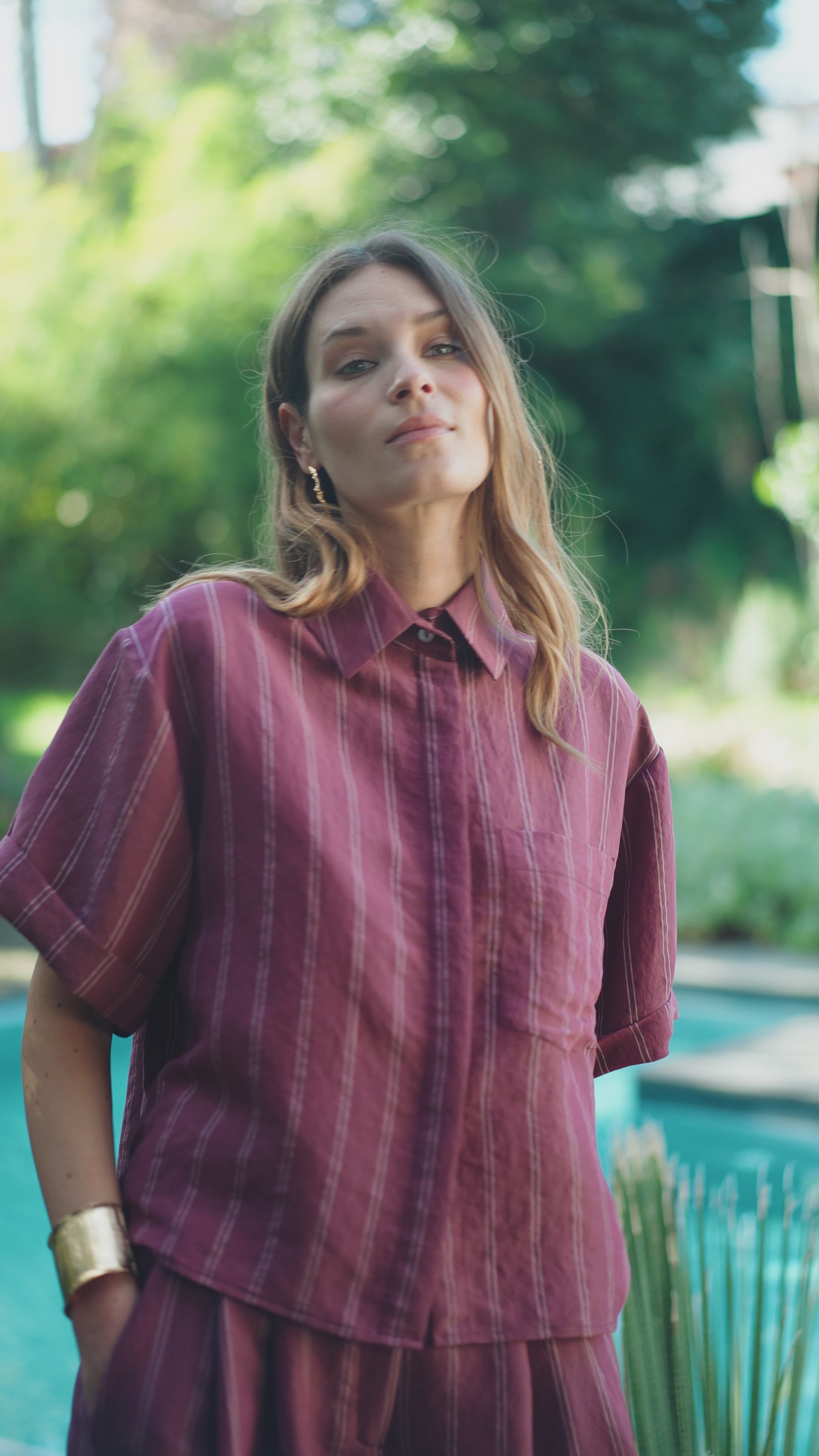 Camicia doppia riga