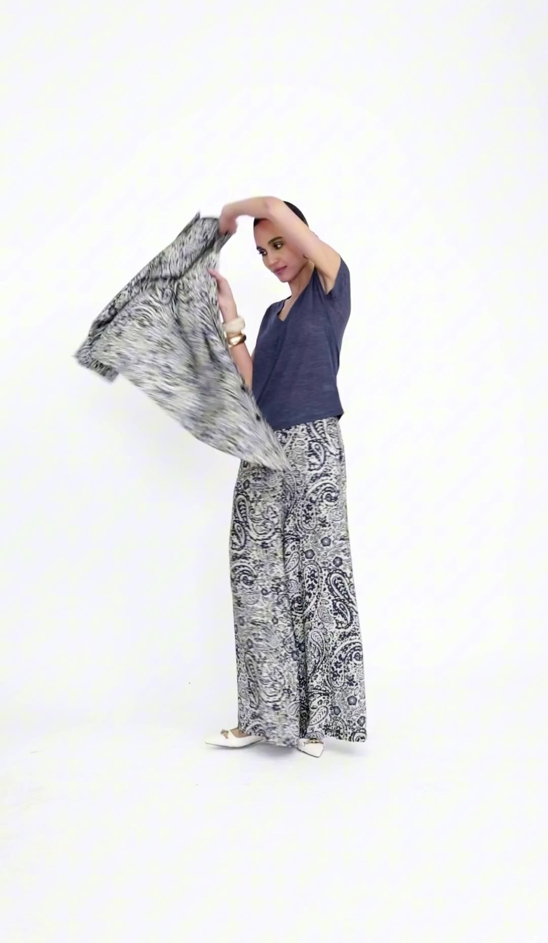 Pantalone palazzo stampato | Uncategorized da donna