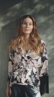 Kimono con frangia - Compagnia Italiana