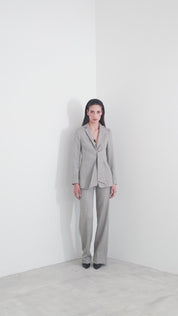 Blazer foulard in resca