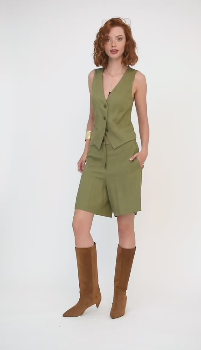 Gilet in misto lino | Uncategorized da donna
