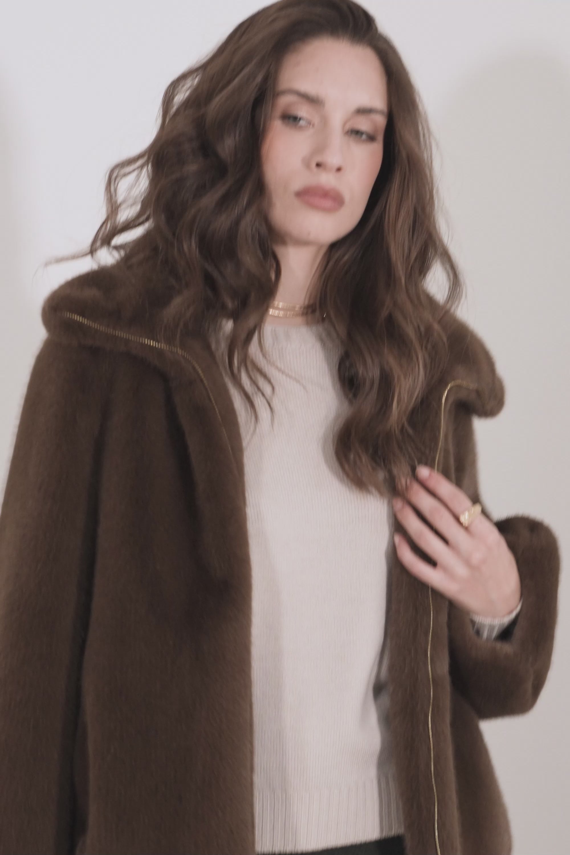 Maglia in pura lana girocollo FRIENDLY SWEATER