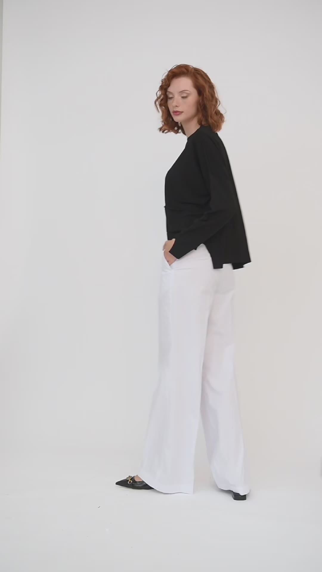 Pantalone dritto in cotone