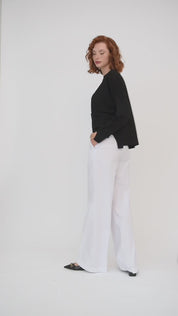 Pantalone dritto in cotone