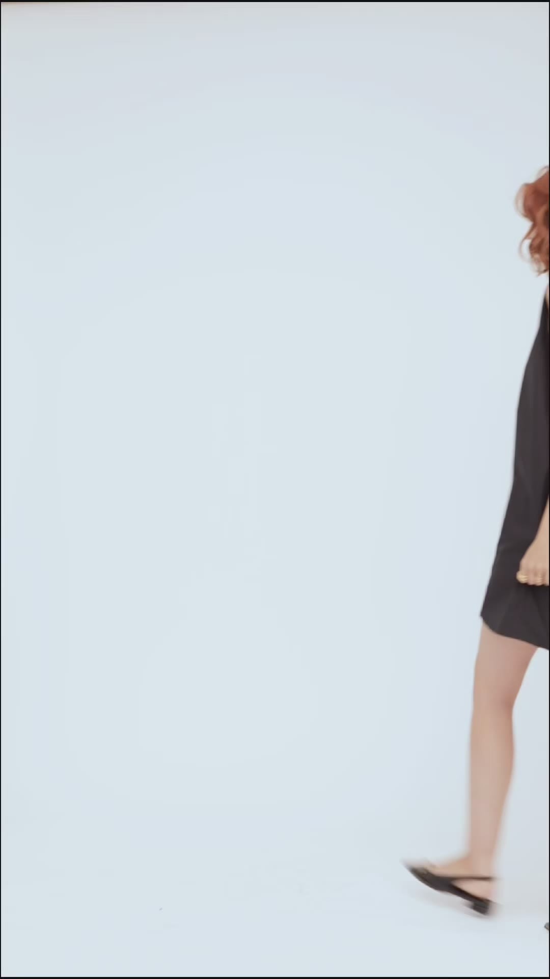 Abito a trapezio corto strutturato in cotone | Uncategorized da donna
