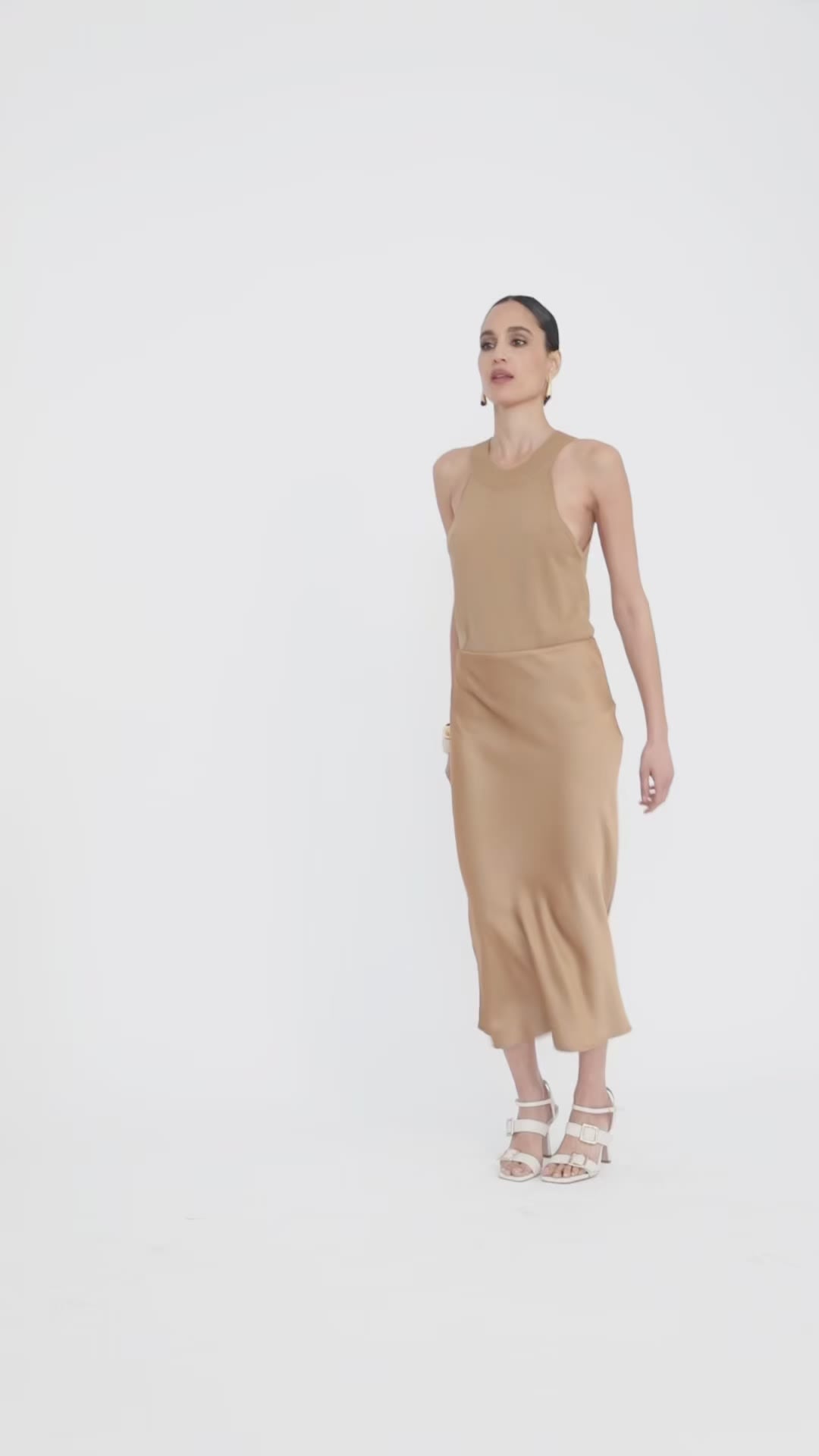Gonna fluida in envers satin | Uncategorized da donna