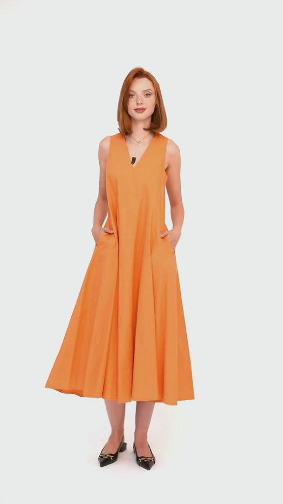 Abito lungo in cotone | Uncategorized da donna