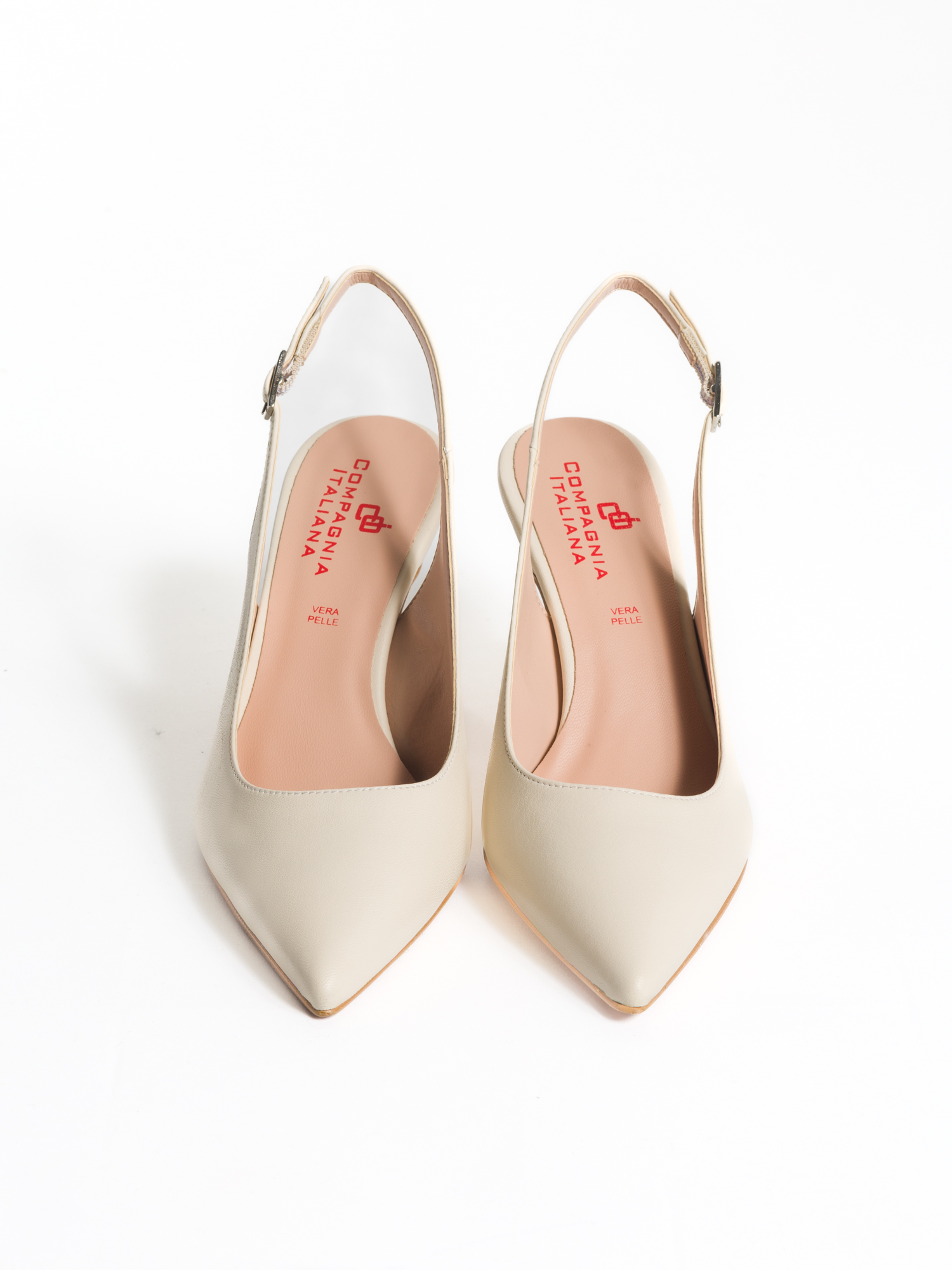 Decollete slingback